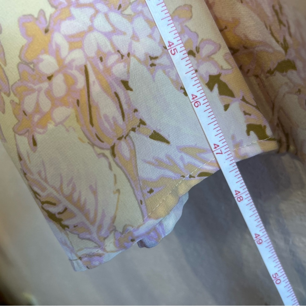 NWT Stine Goya Floral Gianna Dress Peach Pink SILK Size XL - Picture 8 of 9
